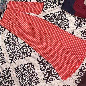 Orange off the shoulder dress